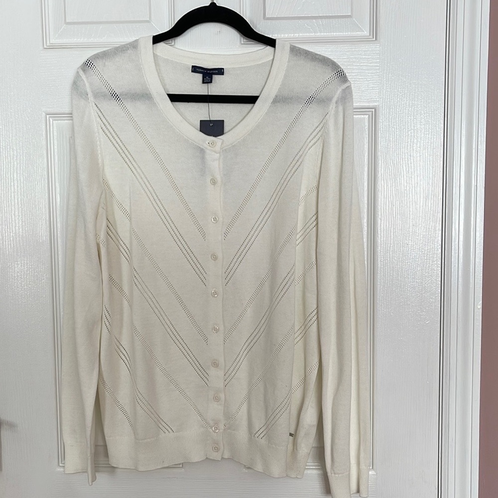 White Cardigan